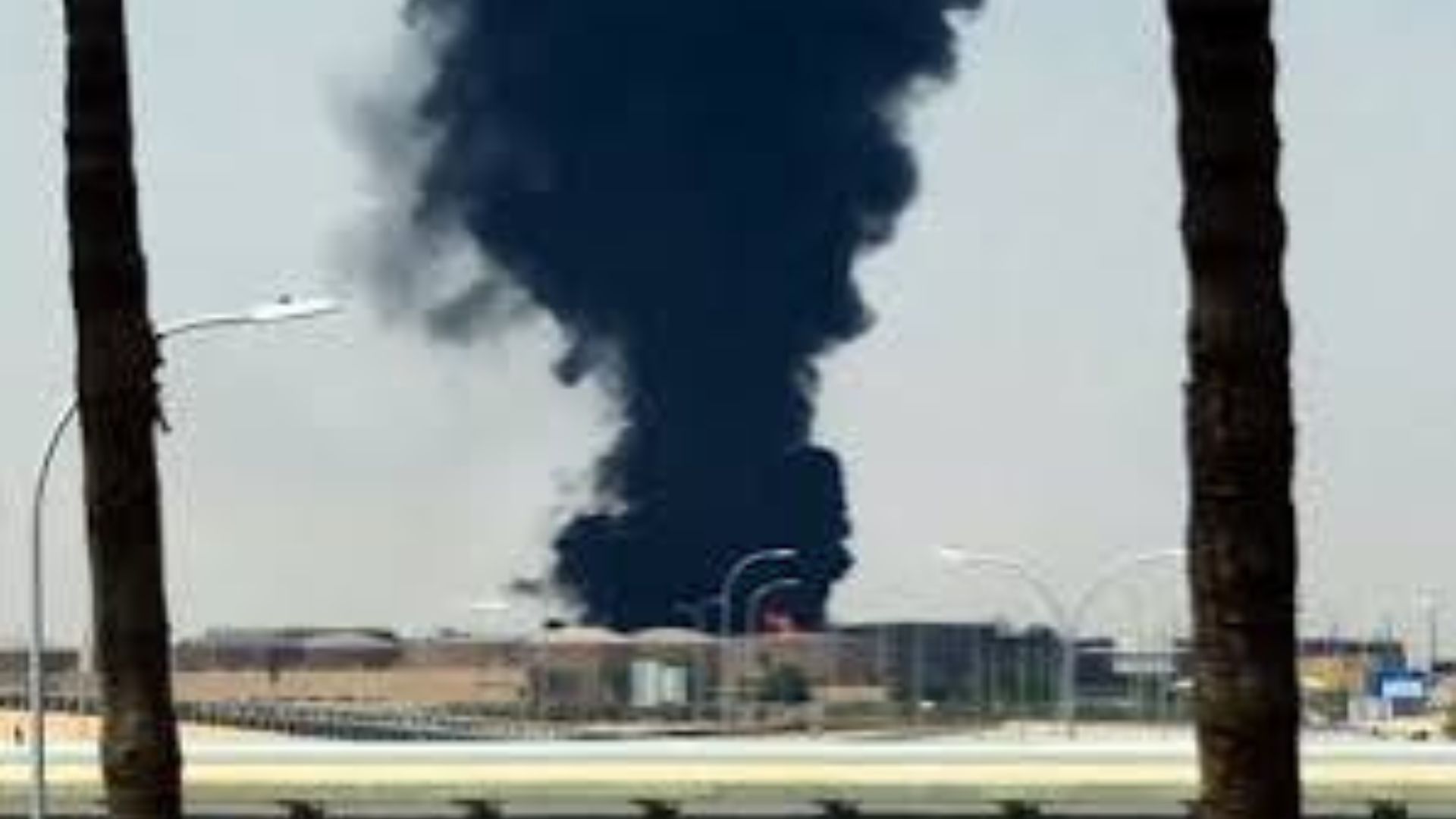 Flames Seen Near Riyadh Airport After Air Raid Alerts